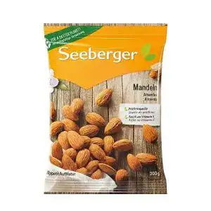 Mandeln Seeberger extra, 12er Pack (12 x 200 g Beutel)