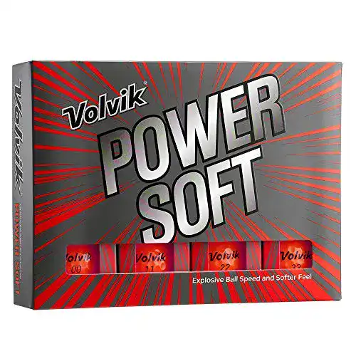 Volvik-Golfbälle Volvik Power Soft Red