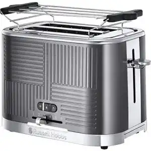 Russell-Hobbs-Toaster Russell Hobbs Toaster Edelstahl Geo grau
