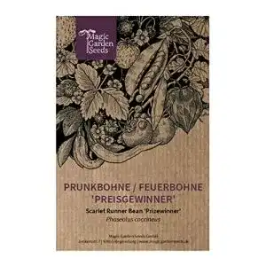 Feuerbohnen-Samen Magic Garden Seeds Prunkbohne, 20 Samen