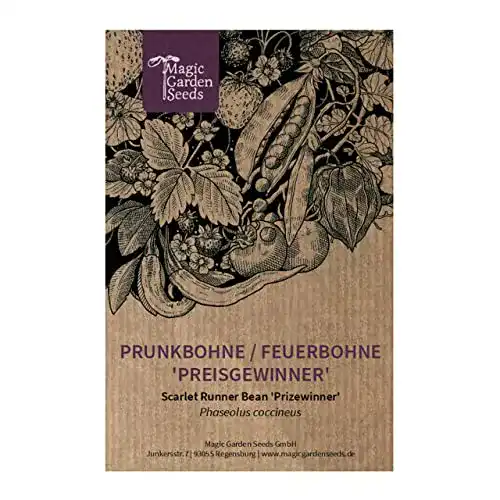 Feuerbohnen-Samen Magic Garden Seeds Prunkbohne, 20 Samen