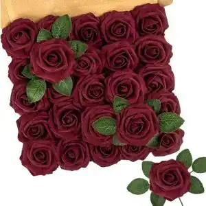 Künstliche Rosen N&T NIETING Künstliche Blumen Rosen, 25 Stück