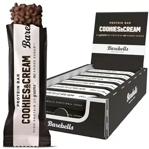 Proteinriegel BAREBELLS, Cookies & Cream, 12 x 55gr