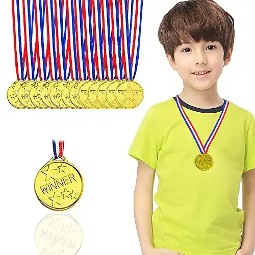 Goldmedaillen Jiahuade 12pcs Gewinner Medaillen Gold, Kinder