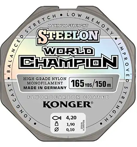 Die beste Fluorocarbon-Schnur Konger Angelschnur World Champion Fluorocarbon 2026 Test Bestseller Fluorocarbon-Schnur Konger Angelschnur World Champion Fluorocarbon