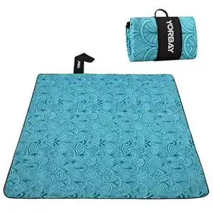 Picknickdecke Yorbay 200 x 200 cm XXL Fleece wasserdicht Decke