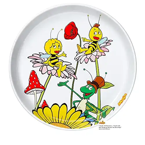 Kinderteller WMF Biene Maja Kindergeschirr 19 cm, Porzellan