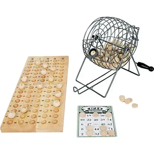 Die beste Bingo-Spiel Small Foot Bingospiel mit Lostrommel aus Metall 2026 Test Bestseller Bingo-Spiel Small Foot Bingospiel mit Lostrommel aus Metall