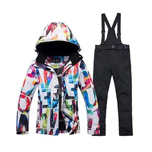 Skianzug Damen HANMAX Skianzüge Damen Skijacke