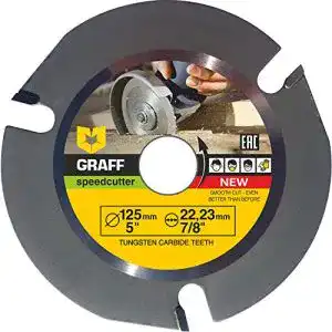 Holzsägeblatt-für-Winkelschleifer-125 GRAFF SPEEDCUTTER Holz