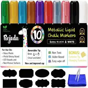 Kreidestifte REJODA Whiteboardmarker, 10 Farben