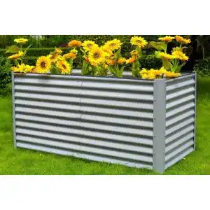 Hochbeet (Metall) OUTFLEXX Hochbeet aus hochwertiger Zinkalume