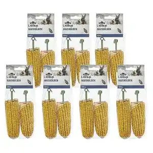 Futtermais Dehner Nagersnack Maiskolben, 7 x 200 g