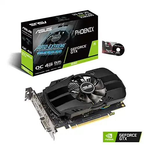 Grafikkarte 4GB ASUS GeForce GTX 1650 4GB Phoenix Fan