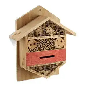 Insektenhotel Relaxdays sechseckige Nisthilfe für Bienen