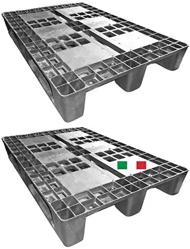 Kunststoffpalette CENNI 12002 Set 2 Paletten 1200 x 800