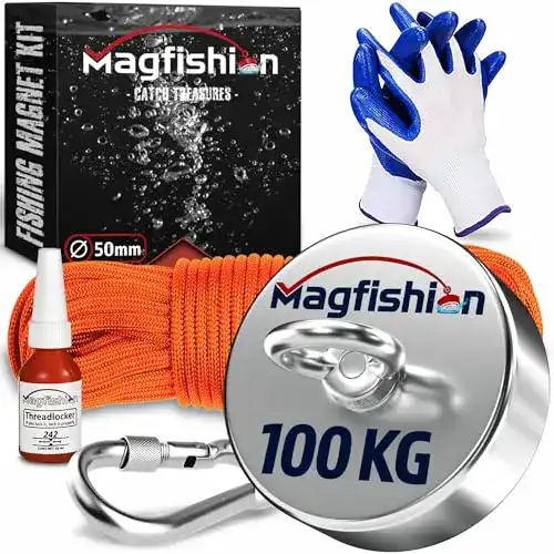 Magnetangel Magfishion – Magnetfischen Set – 100 kg – Ø50mm