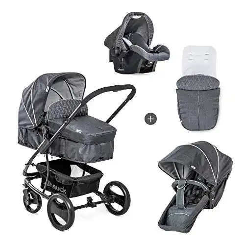 Kinderwagen Hauck Kombi Pacific 4 Shop N Drive inkl. Babywanne