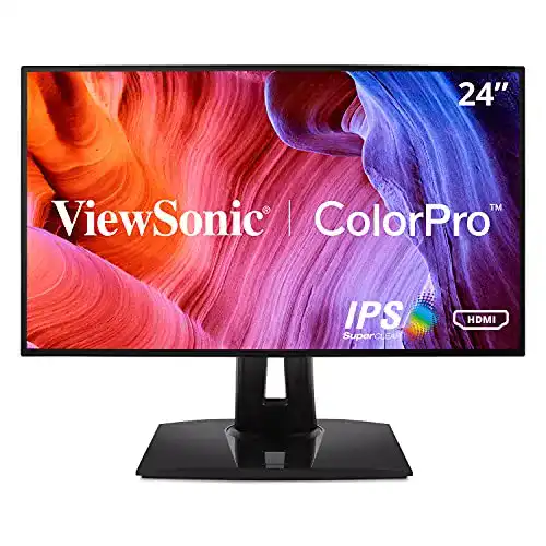 Monitor höhenverstellbar ViewSonic ColorPro VP2458, 24 Zoll