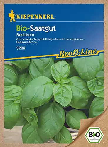 Basilikum-Samen Kiepenkerl BIO-Basilikum 1 Tüte Samen