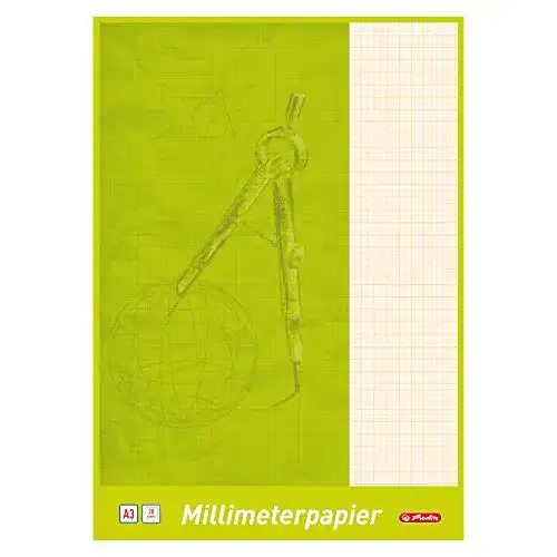 Millimeterpapier Herlitz 690305 Millimeterblock A3, 20 Blatt