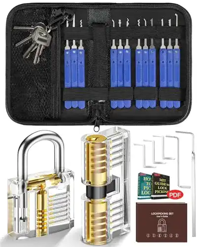 Lockpicking-Set IPSXP Lockpicking Set, 17 Stück Dietrich Set