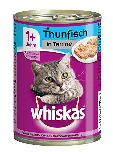 Whiskas-Nassfutter whiskas Dose Adult 1 plus mit Thunfisch 400 g