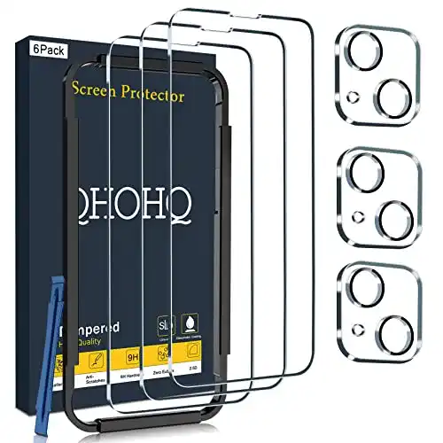 iPhone-14-Plus-Panzerglas QHOHQ 3 Stück Panzer Schutz Glas