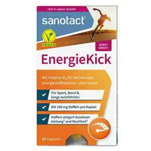 Nahrungsergänzungsmittel gegen Müdigkeit sanotact EnergieKick