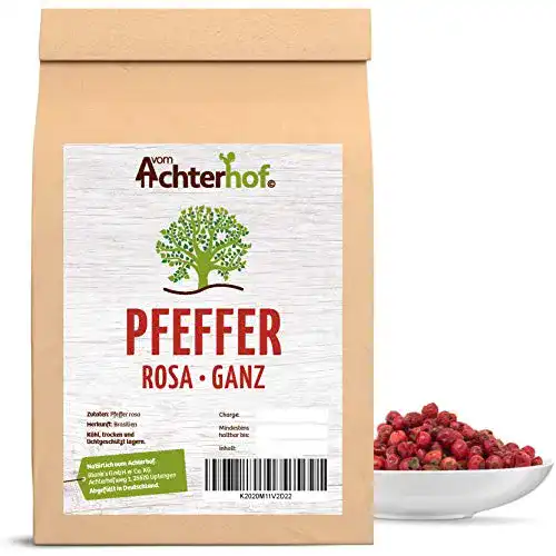 Rosa Pfeffer vom Achterhof Pfeffer rot ganz (250g)