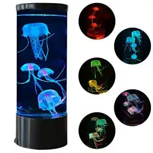 Quallen-Lampe Kculapuny, mit 5 leuchtenden Quallen