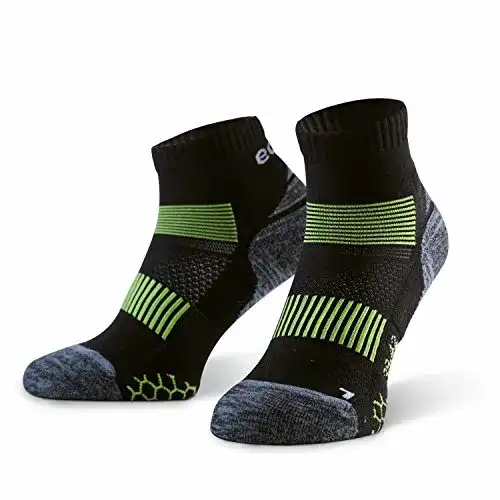 Laufsocken Eono Essentials Sport- für Herren und Damen, Schwarz