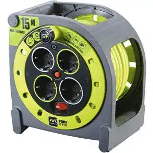 Kabeltrommel Masterplug Pro-XT Verlängerungskabel, 15 Meter
