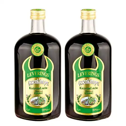 Kräuterlikör LEVERINGS OSSENKÄMPER 2 Flaschen Ossenkämper