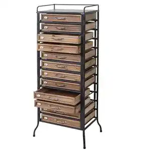 Apothekerkommode Mendler Apotheker-Schrank HWC-A43