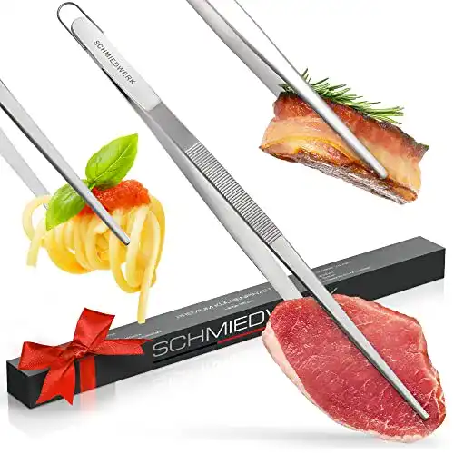 Kochpinzette SCHMIEDWERK Grillzange Edelstahl 45cm