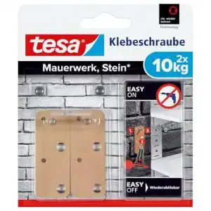 Klebeschrauben tesa Klebeschraube für Mauerwerk und Stein