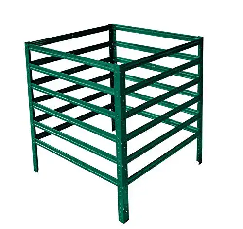 Metall-Komposter shelfplaza ® HOME Komposter 100x110x80 cm