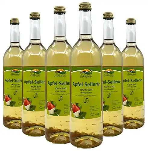 Selleriesaft Bleichhof Apfelsaft mit – 100% Direktsaft, vegan (6x 0,72l)