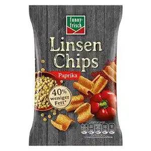 Linsen-Chips Funny-Frisch, Paprika, 6 x 90g