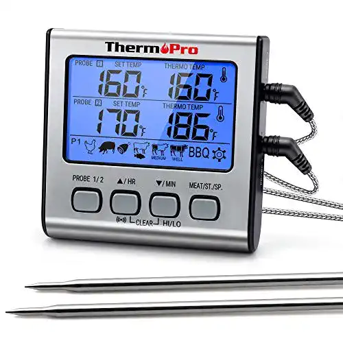 Grillthermometer ThermoPro TP17 Digital mit Timer