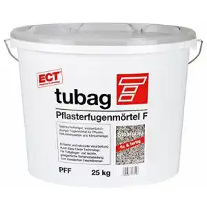 Pflasterfugenmörtel Tubag F PFF 25 kg/ Eimer (Steingrau)