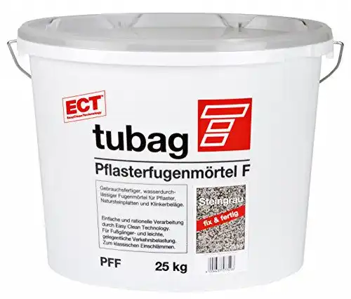 Pflasterfugenmörtel Tubag F PFF 25 kg/ Eimer (Steingrau)