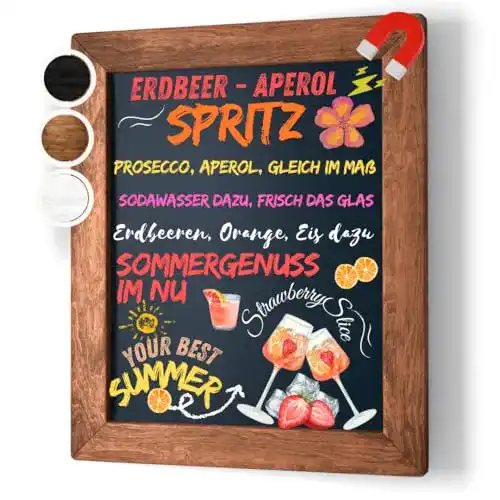 Kreidetafel ELAFI ® Magnetische anthrazit schwarz | Schreibtafel
