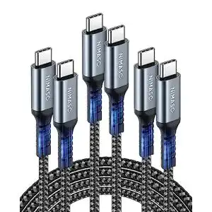 USB 2.0 auf USB-C Nimaso USB C auf USB C Kabel, 3-Pack