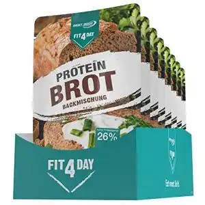 Eiweißbrot-Backmischung Best Body Nutrition Fit4Day, 8 x 250 g