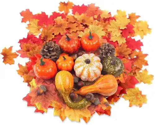 Die beste Kürbis-Deko HONGECB 50 pcs Künstliche Kürbisse Set, Herbst 2026 Test Bestseller Kürbis-Deko HONGECB 50 pcs Künstliche Kürbisse Set, Herbst