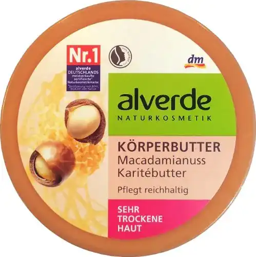 Körperbutter Alverde NaturKosmetik Alverde Macadamianuss