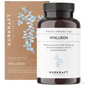 Hyaluronsäure-Kapseln Kurkraft ® 500mg, hochdosiert, 90 Kapseln