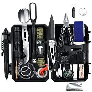 Survival-Kit YEVHEV Outdoor Survival Kit 60 in 1,Multifunktional